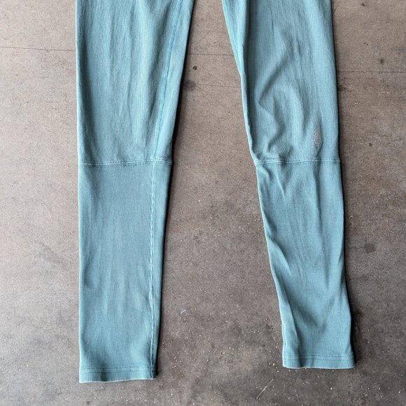 Free People Movement Teal Green High Rise Full Length Leggings large - Picture 3 of 8